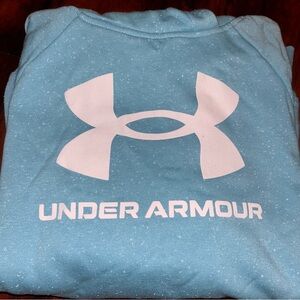 NWT Women’s size Medium Under Armour blue teal hoodie